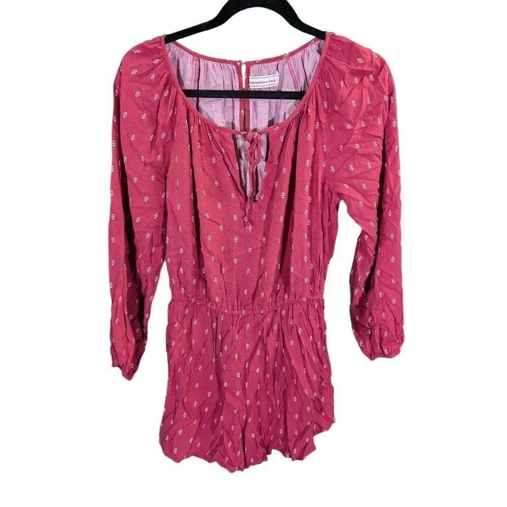 Abercrombie & Fitch Women Red Short Dress/Jumper Women's Size XS
